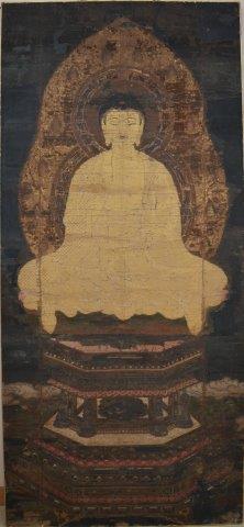 絹本著色 釈迦三尊像 （総持寺）